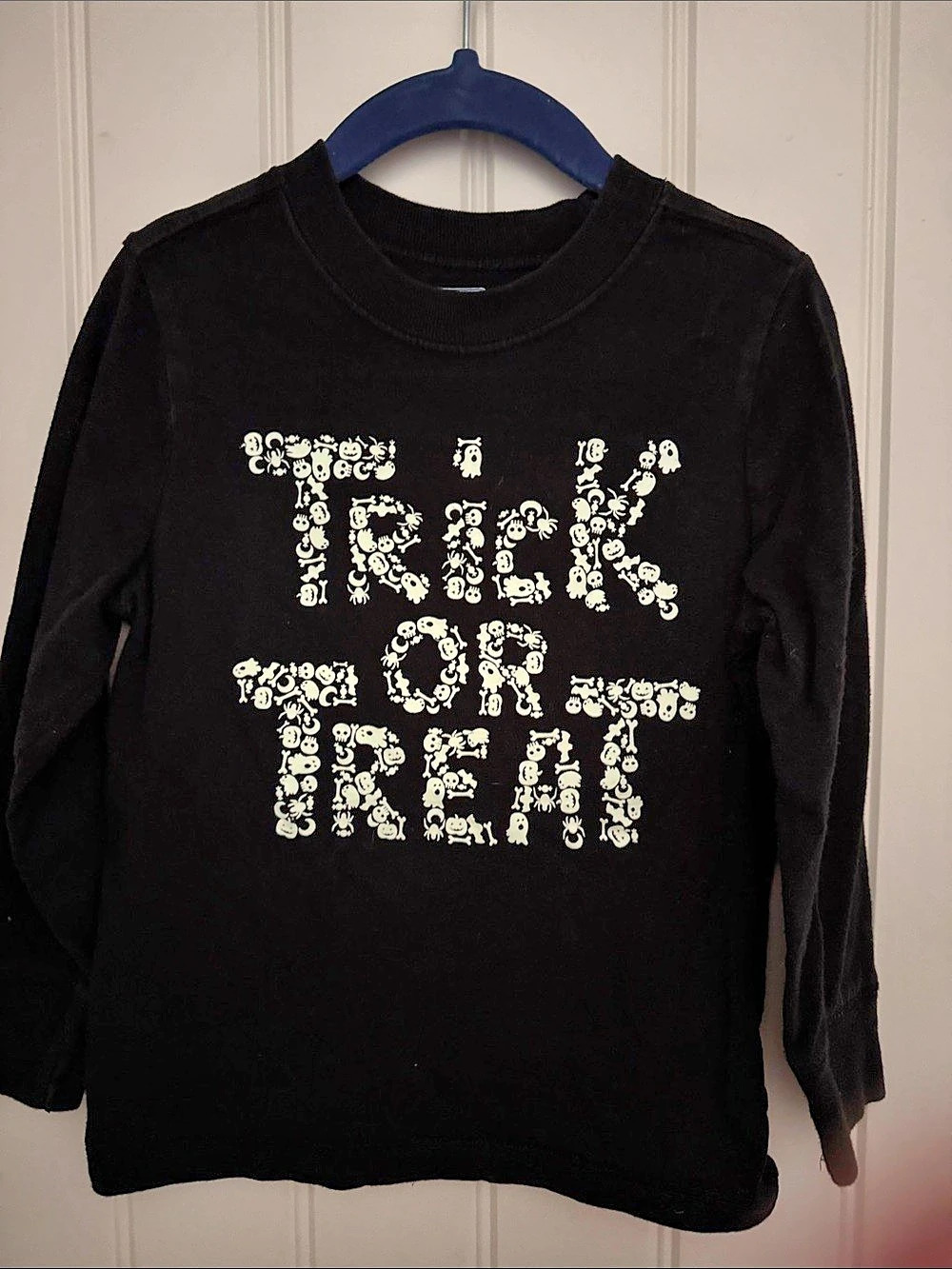 Old Navy Toddler Long-Sleeve Halloween Graphic T-Shirt Black 4T